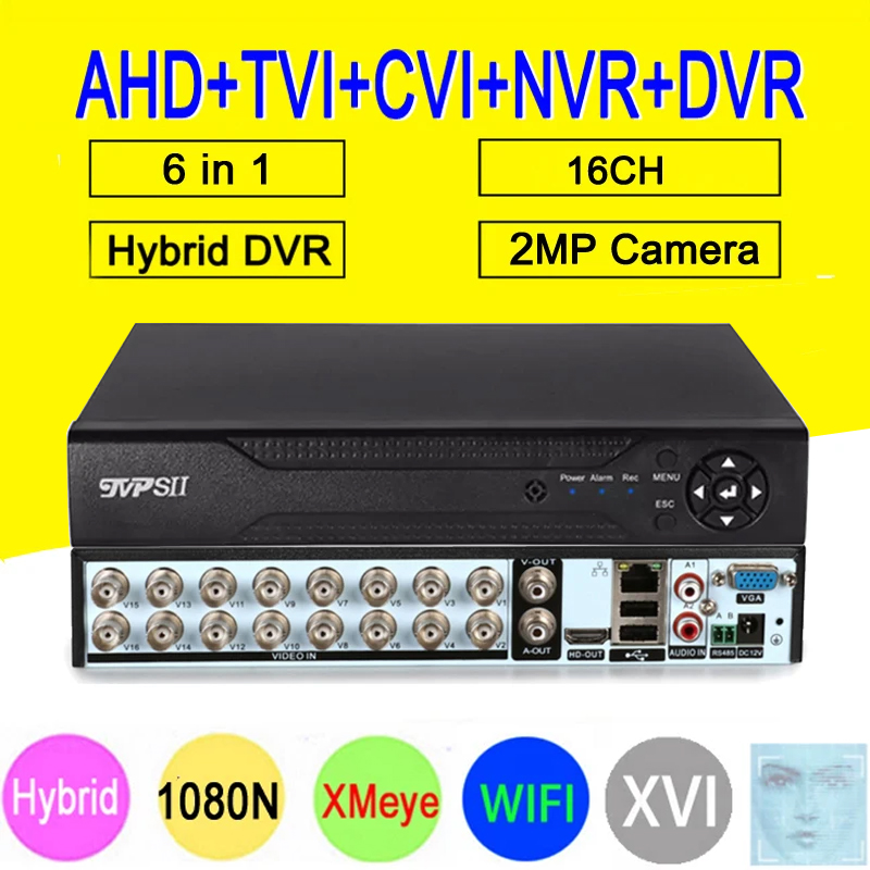 Dahua Nvr 16 Channel - Telecamera CCTV 1080P DC12V 3A 1080N