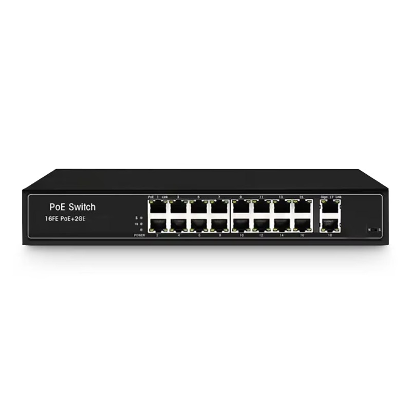 Nvr Poe Switch 16 Port - Switch NVR PoE 802.3af a 16