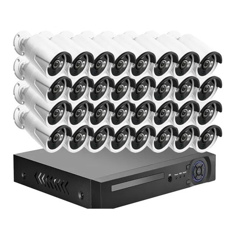 Nvr Kit 4 Camera 5Mp Poe - Sistema di Telecamere di Sicurezza CCTV