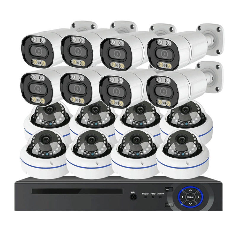 Nvr 16 Channel 4K H265 - Sistema di Telecamere CCTV POE a