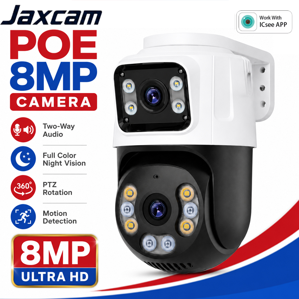 Ip Camera 4K 8Mp Outdoor Ptz - Telecamera IP POE PTZ 4K 8MP