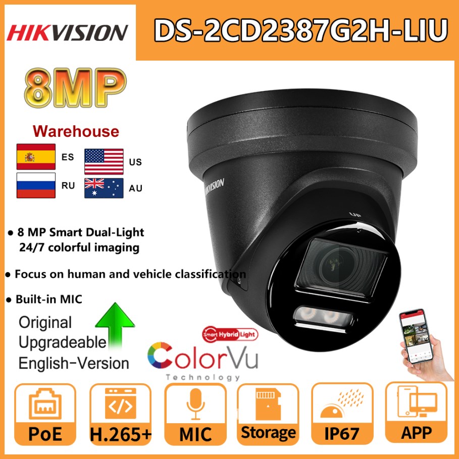 Hikvision Ip Camera 8Mp Dome - Telecamera IP Hikvision da 8 MP