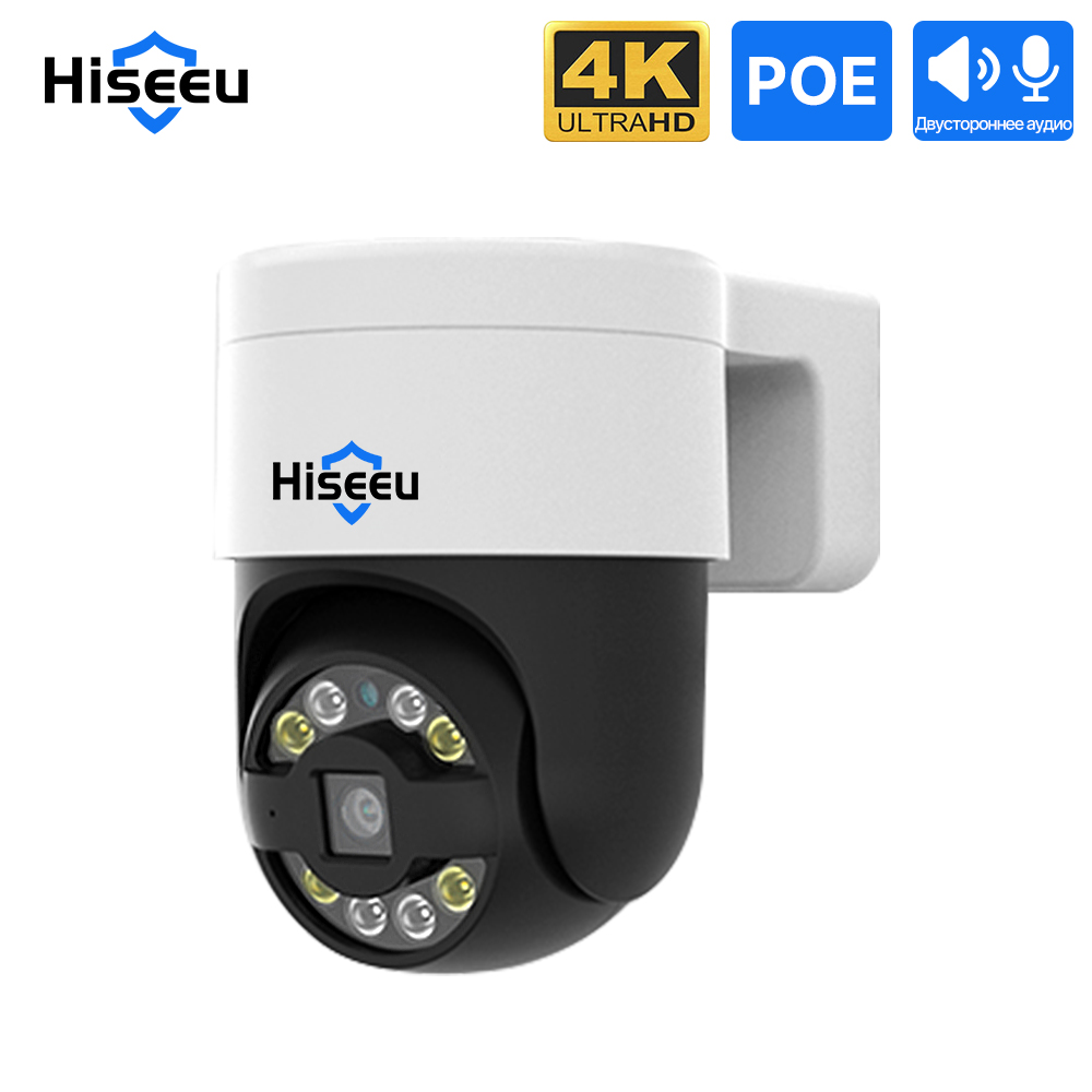 Ip Camera 4K 8Mp Outdoor Ptz - Telecamera IP PTZ POE Hiseeu 5MP