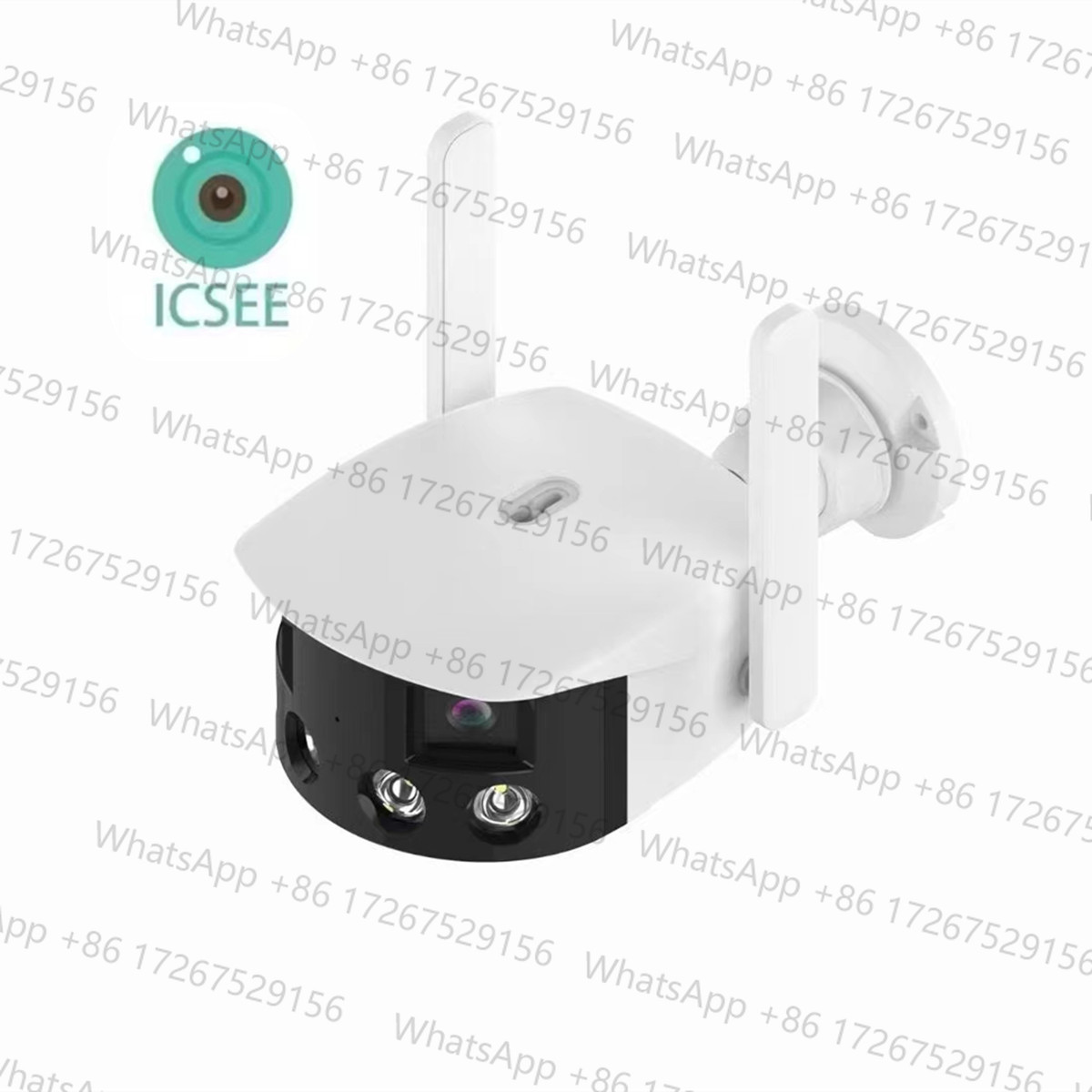 Cctv Camera 180 Degree Panoramic - Telecamera IP a doppia lente con