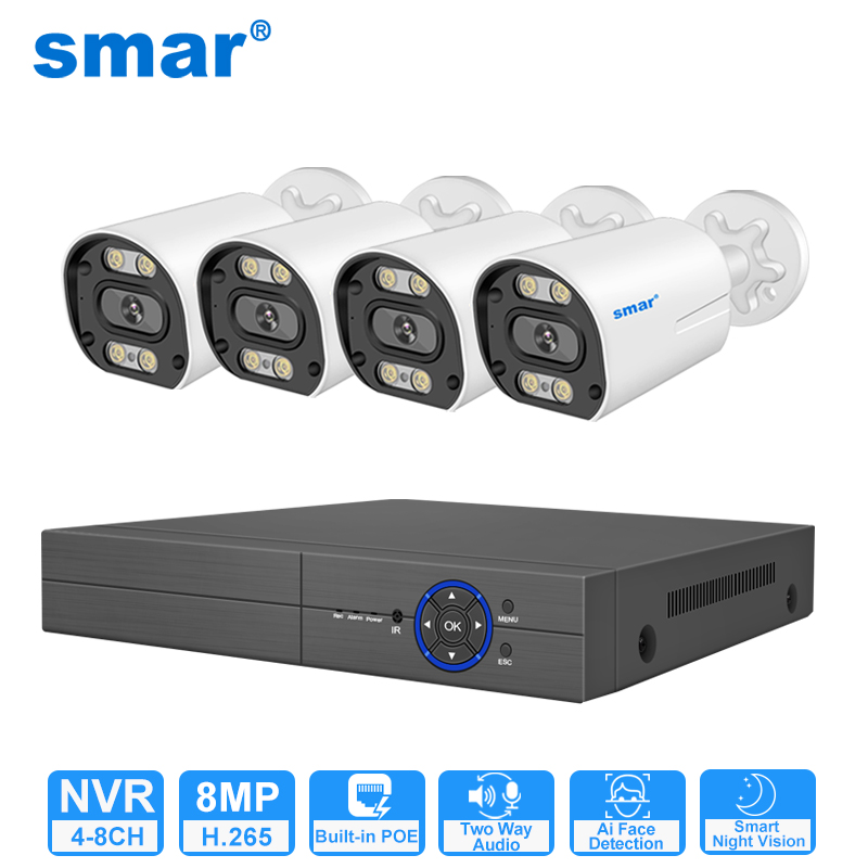 Nvr Kit 4 Camera 5Mp Poe - Sistema di telecamere di sicurezza POE
