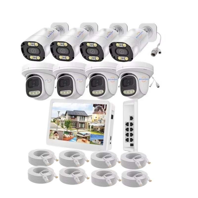 Nvr Kit 4 Camera 5Mp Poe - Kit NVR POE con 4 Telecamere