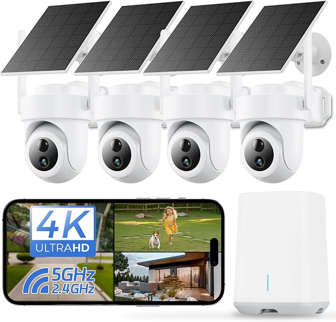 Security Camera System Solar 4G - Sistema di sicurezza domestica ad energia