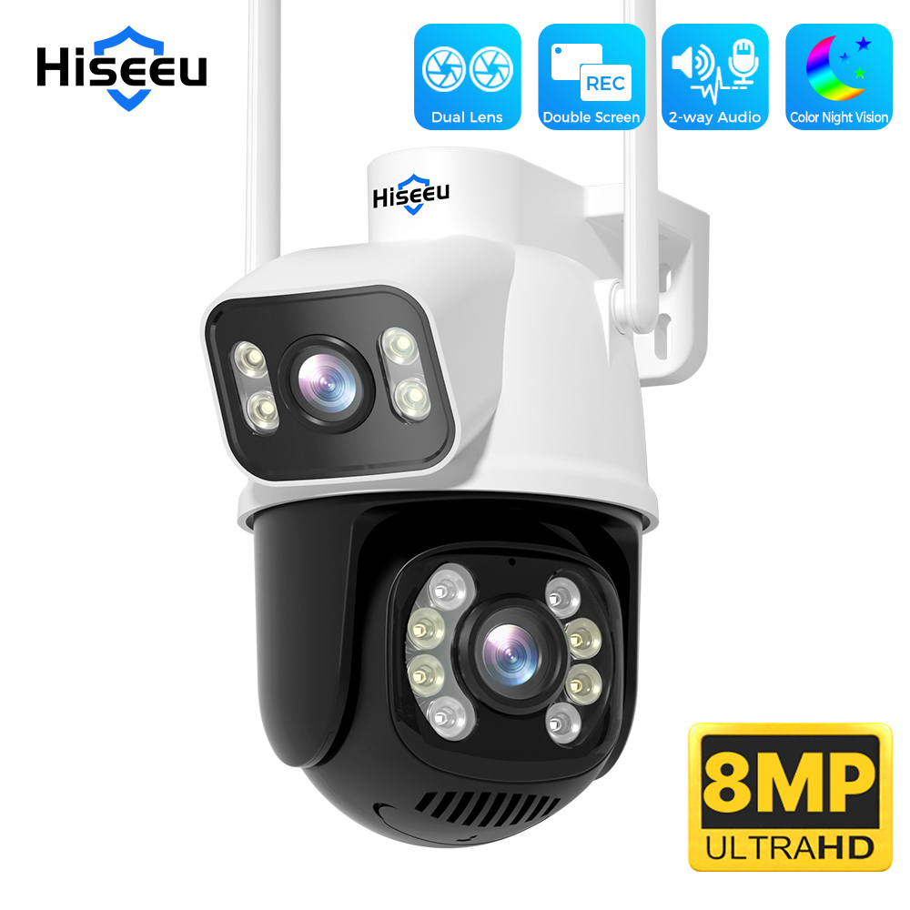 Ip Camera 4K 8Mp Outdoor Ptz - Telecamera di Sorveglianza Hiseeu 4K 8MP