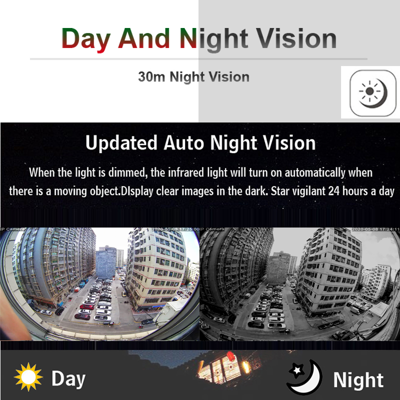 JIENUO 4K telecamera panoramic - Cctv Camera 180 Degree Panoramic recensione e prezzo