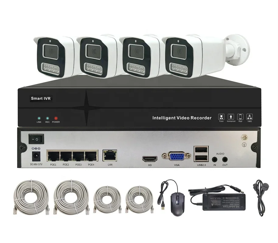 Kit Sistema di Videosorveglian - Nvr Kit 4 Camera 5Mp Poe recensione e prezzo