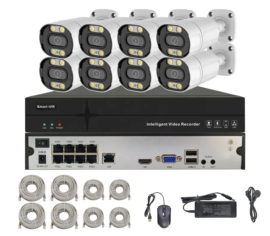 Kit Sistema di Videosorveglian - Nvr Kit 4 Camera 5Mp Poe recensione e prezzo