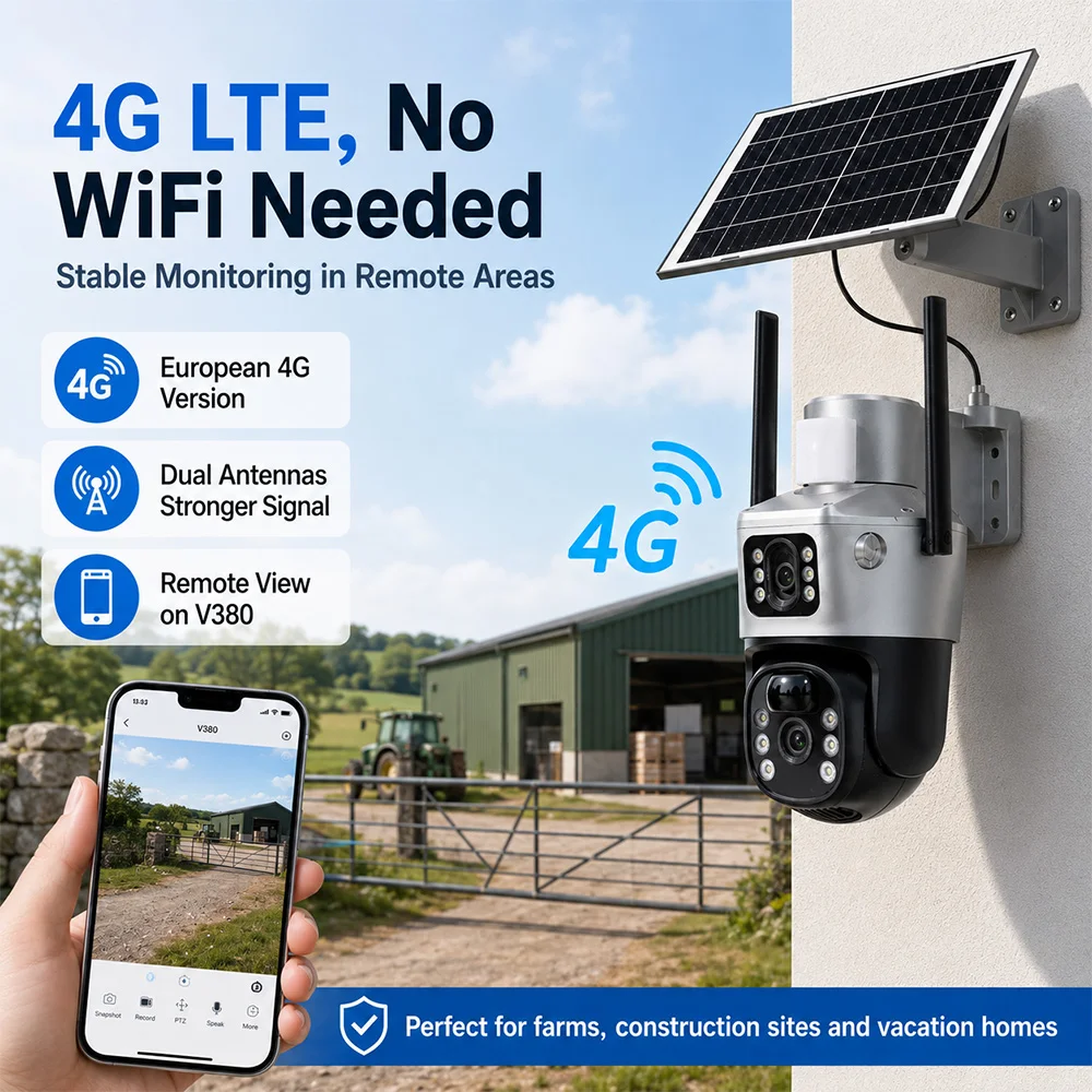 Telecamera di sicurezza solare - Security Camera System Solar 4G recensione e prezzo