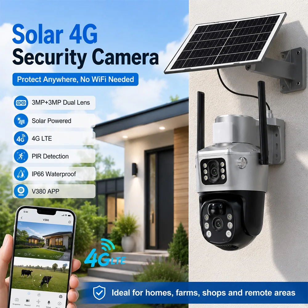 Telecamera di sicurezza solare - Security Camera System Solar 4G recensione e prezzo