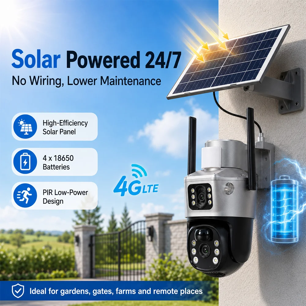 Telecamera di sicurezza solare - Security Camera System Solar 4G recensione e prezzo