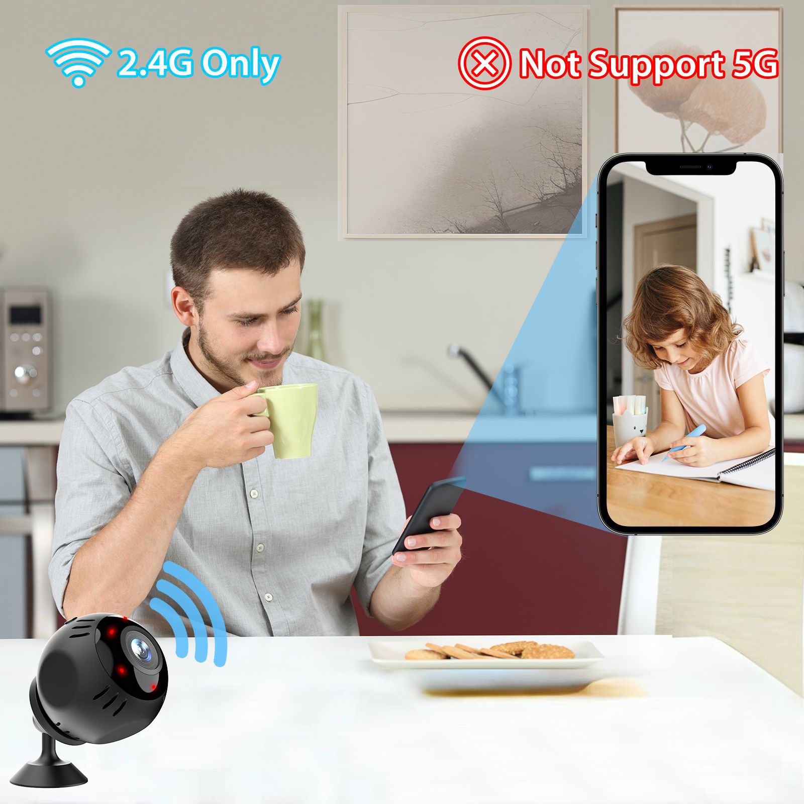Telecamera IP O-Kam APP 2MP 10 - Cctv Camera 180 Degree Panoramic recensione e prezzo