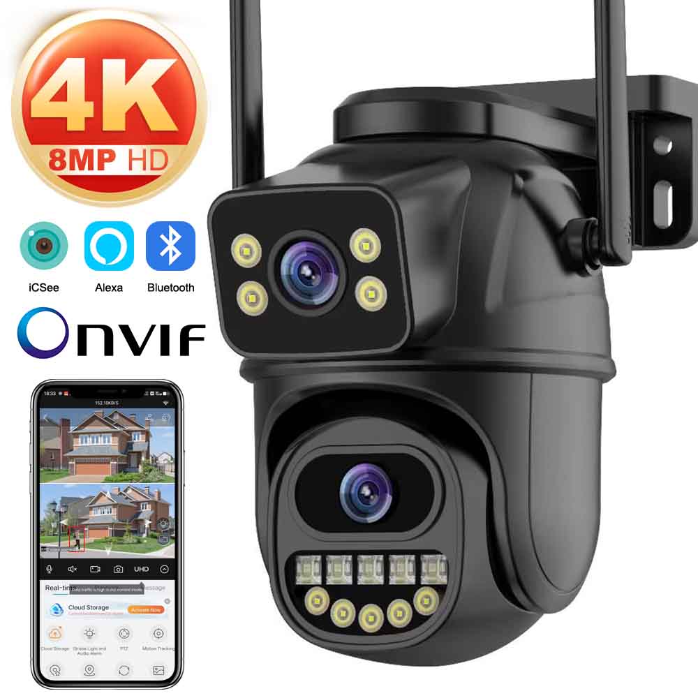 Telecamera di sorveglianza WiF - Ip Camera 4K 8Mp Outdoor Ptz recensione e prezzo