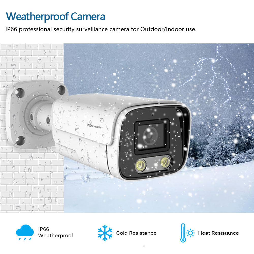 10CH 8MP HD videosorveglianza  - Poe Security Camera 8Mp 4K recensione e prezzo