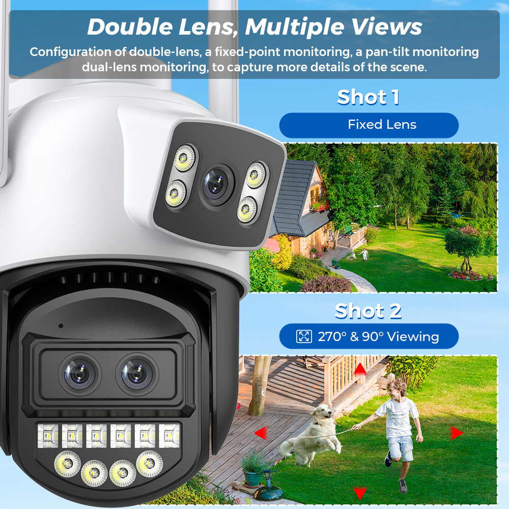 BESDER Telecamera Wifi PTZ 12M - Cctv Camera System 8 Camera Wireless recensione e prezzo