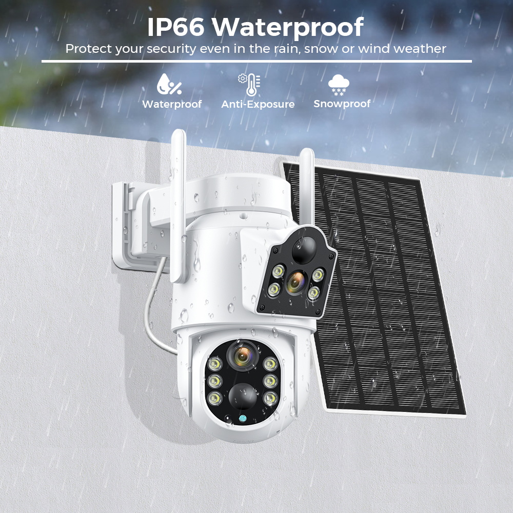 Telecamera solare 4K 8MP Batte - Ip Camera 4K 8Mp Outdoor Ptz recensione e prezzo