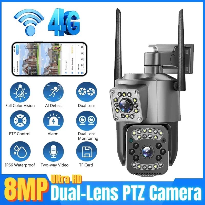 Telecamera IP WIFI da 8MP 4K P - Ip Camera 4K 8Mp Outdoor Ptz recensione e prezzo