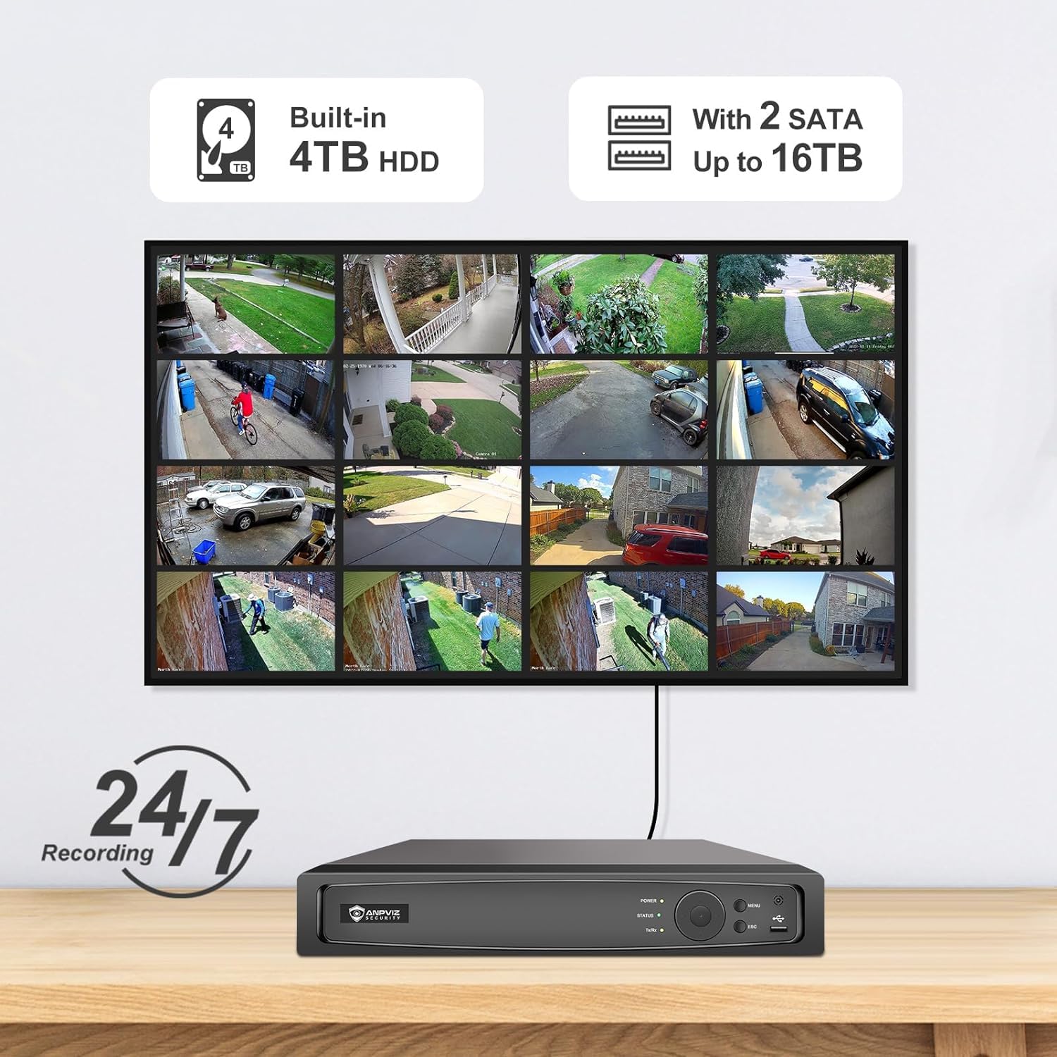 Anpviz 12MP NVR Telecamera di  - Nvr 32 Channel 12Mp recensione e prezzo