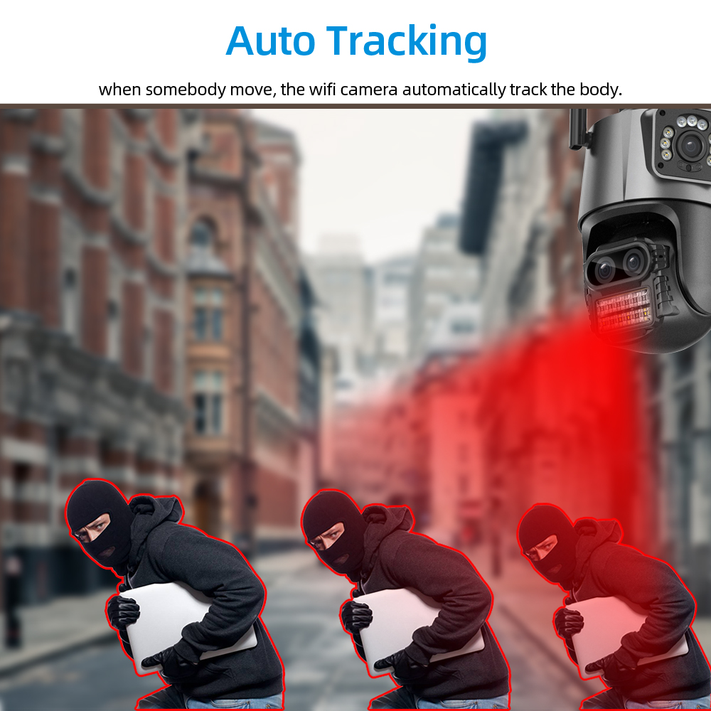 Telecamera di sicurezza IP Wif - Ip Camera 4K 8Mp Outdoor Ptz recensione e prezzo