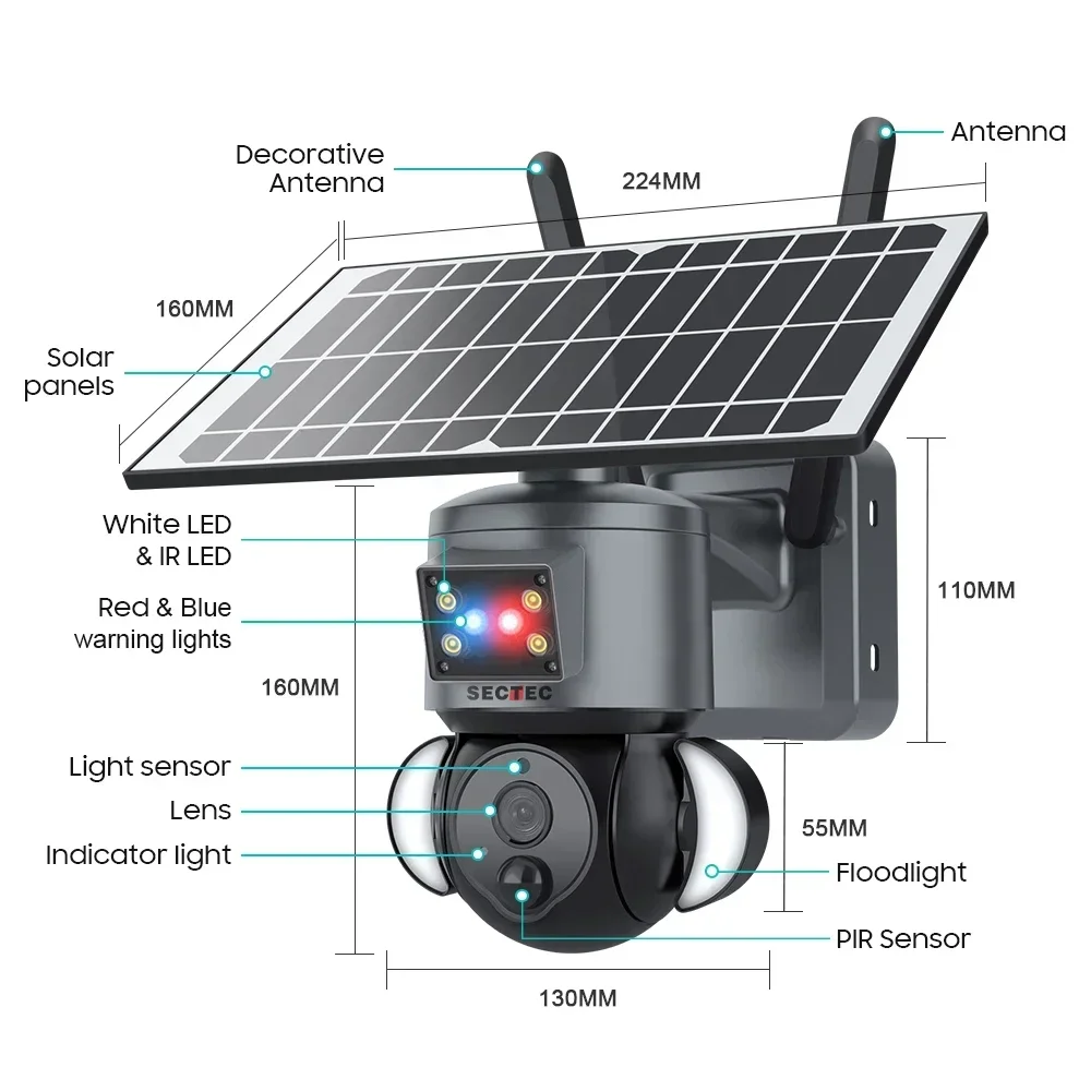 Telecamera di Sorveglianza Sol - Security Camera System Solar 4G recensione e prezzo