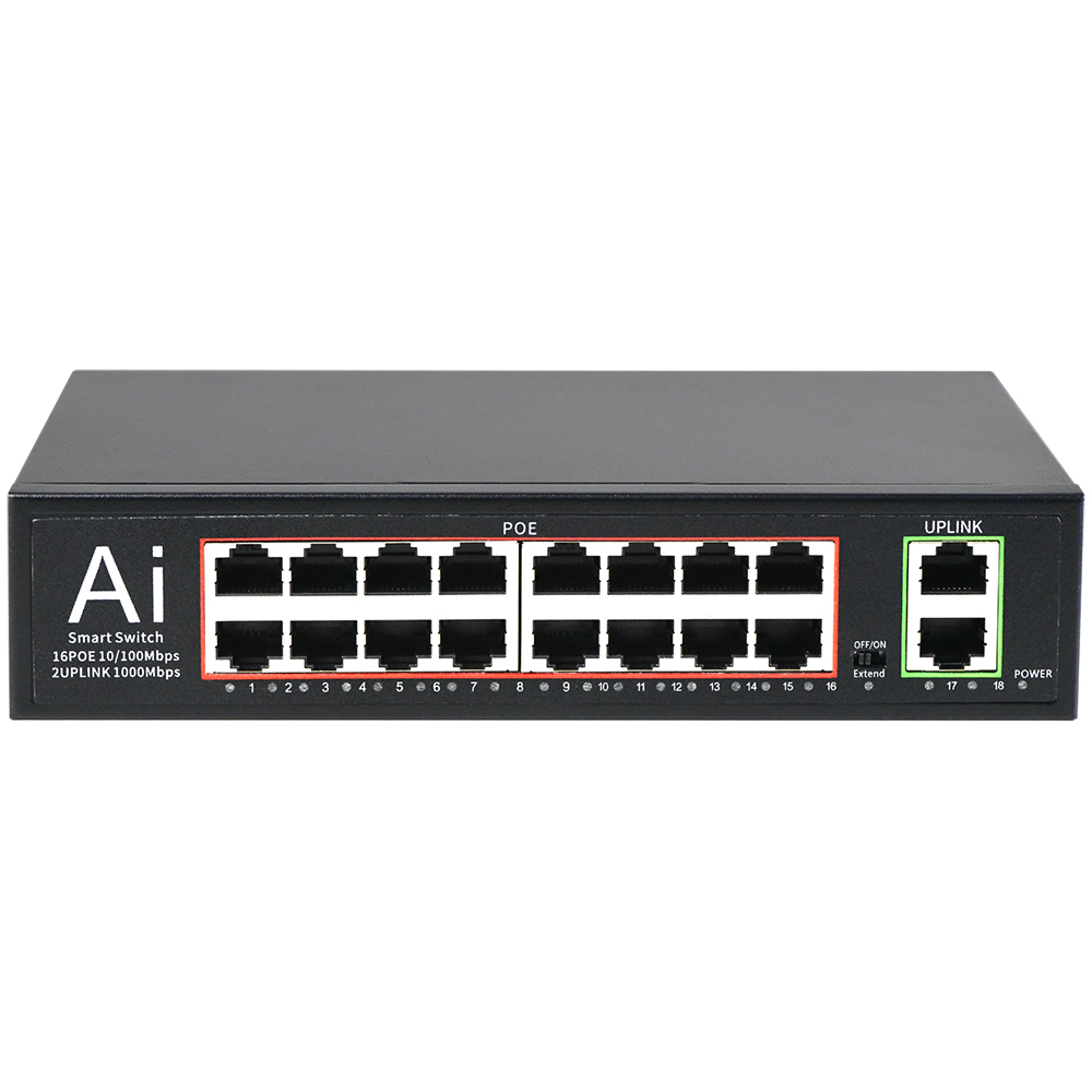 Switch PoE+ a 16 porte US con  - Nvr Poe Switch 16 Port recensione e prezzo