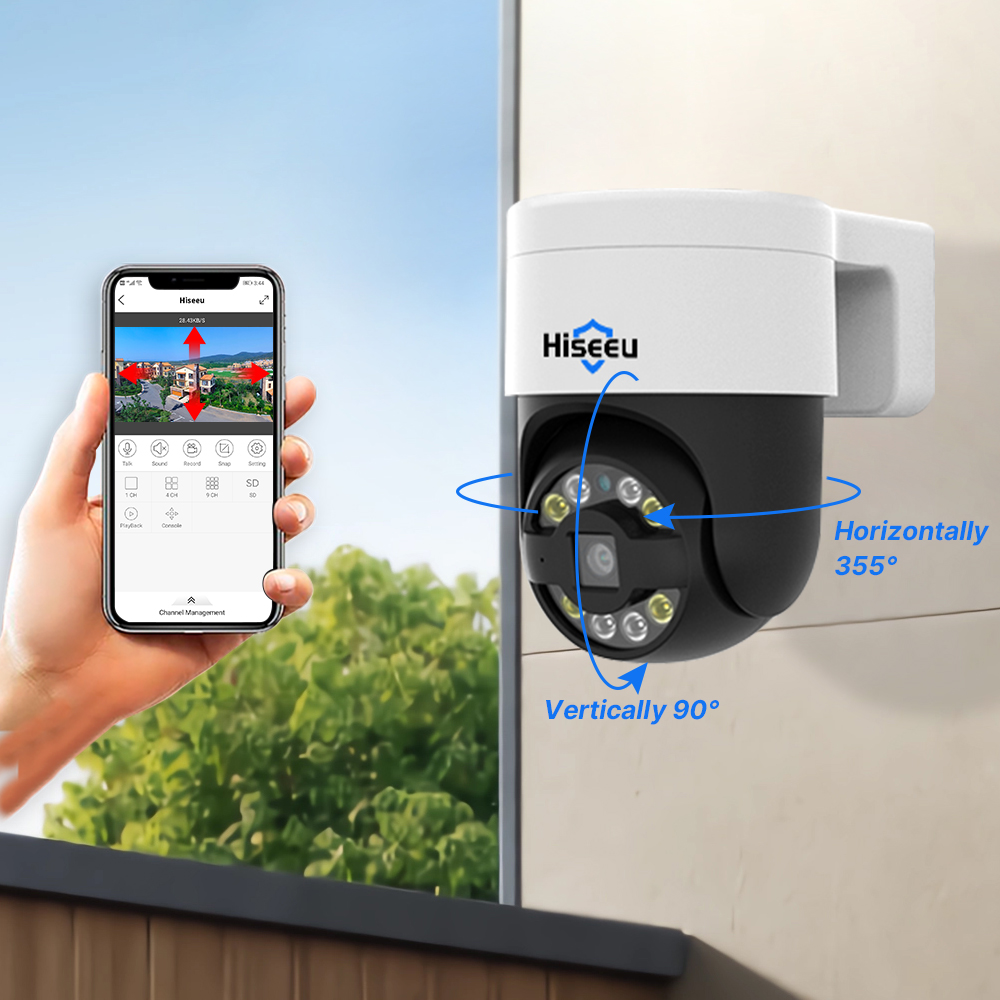 Telecamera IP PTZ POE Hiseeu 5 - Ip Camera 4K 8Mp Outdoor Ptz recensione e prezzo