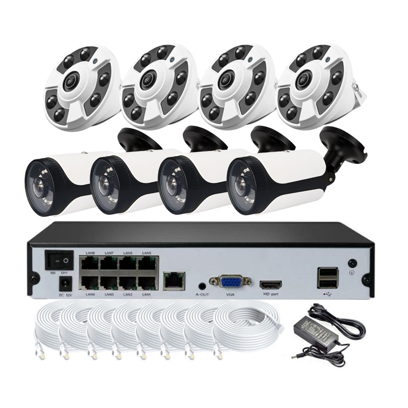 Kit NVR 8 canali POE 4K 8MP co - Cctv Camera 180 Degree Panoramic recensione e prezzo