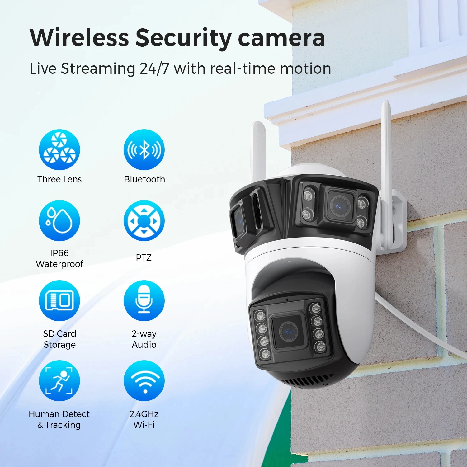 Sistema di telecamere 6K 12MP  - Cctv Camera System 8 Camera Wireless recensione e prezzo