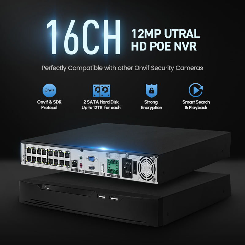 Registratore Video di Rete (NV - Nvr 16 Channel 4K H265 recensione e prezzo