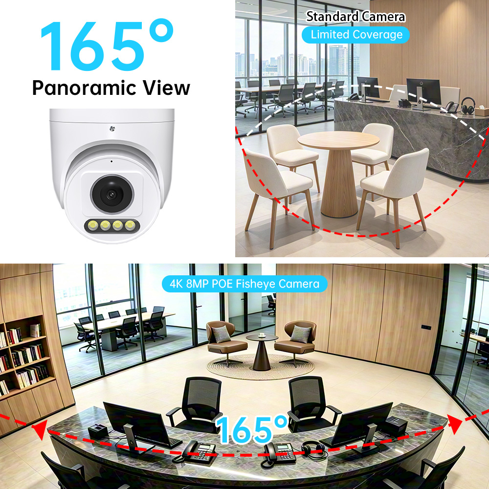 Sistema di Telecamere di Sicur - Poe Security Camera 8Mp 4K recensione e prezzo