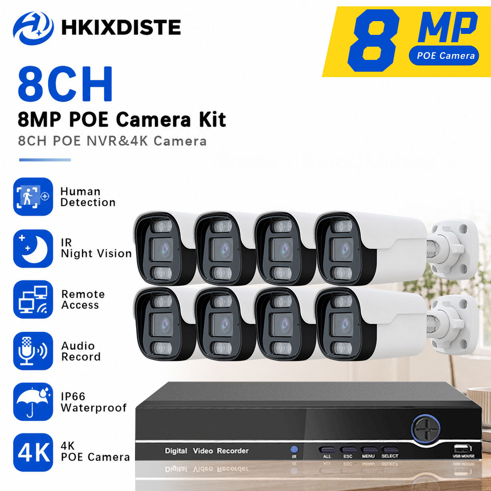 Sistema di sicurezza NVR POE 4 - Nvr Kit 4 Camera 5Mp Poe recensione e prezzo