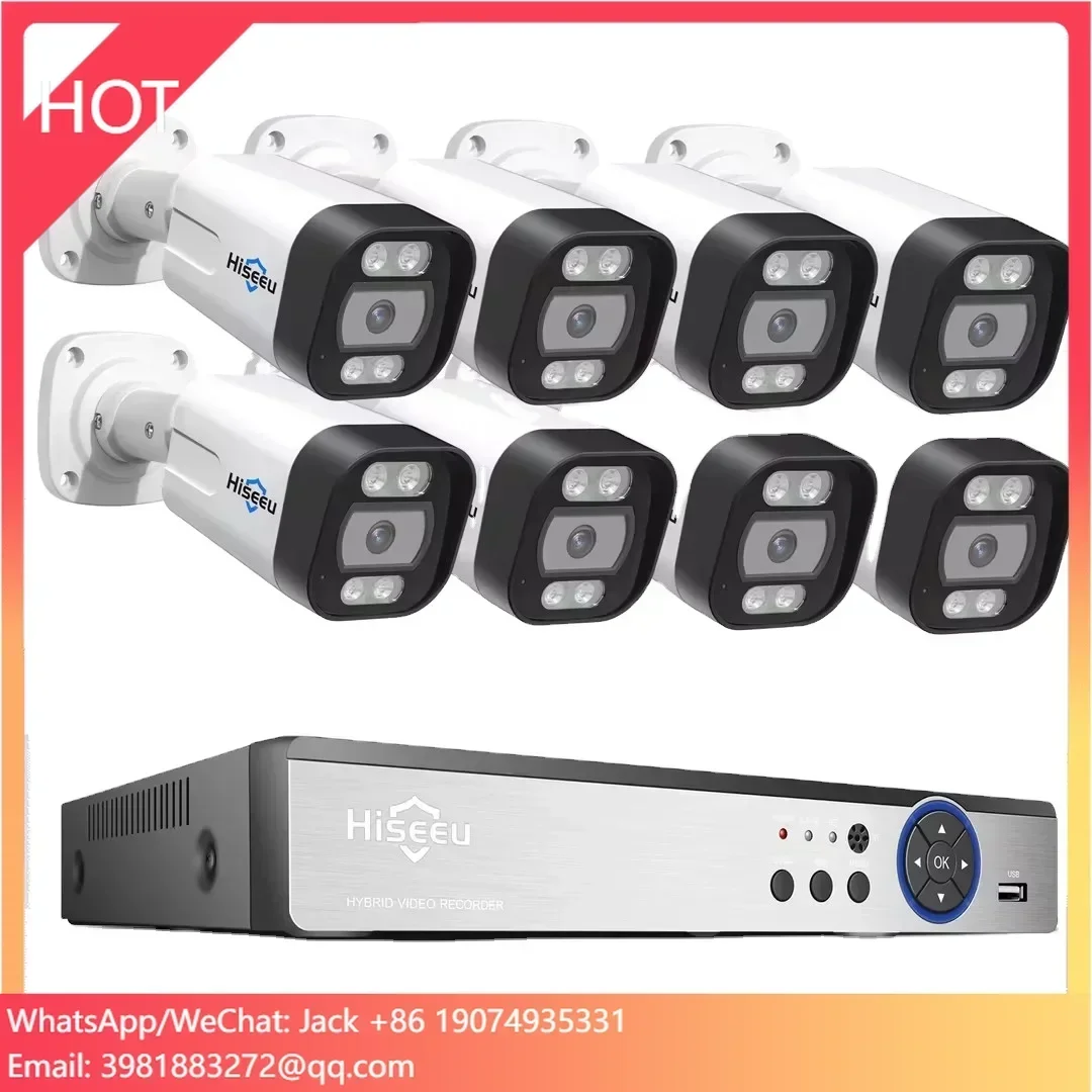 Hiseeu Kit NVR PoE IP 4K a 8 C - Cctv Nvr System 8 Channel 4K Poe recensione e prezzo
