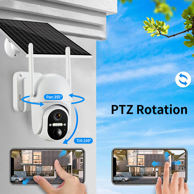 Telecamera Dome PTZ Wireless 4 - Security Camera System Solar 4G recensione e prezzo