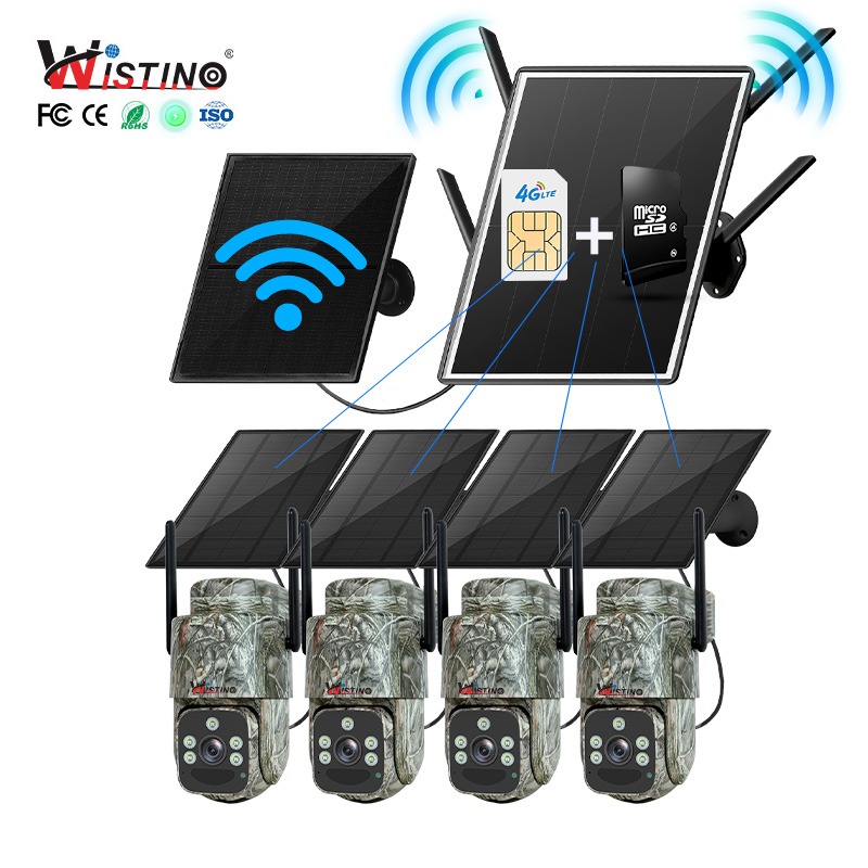 Wistino Outdoor 4MP Wireless S - Security Camera System Solar 4G recensione e prezzo