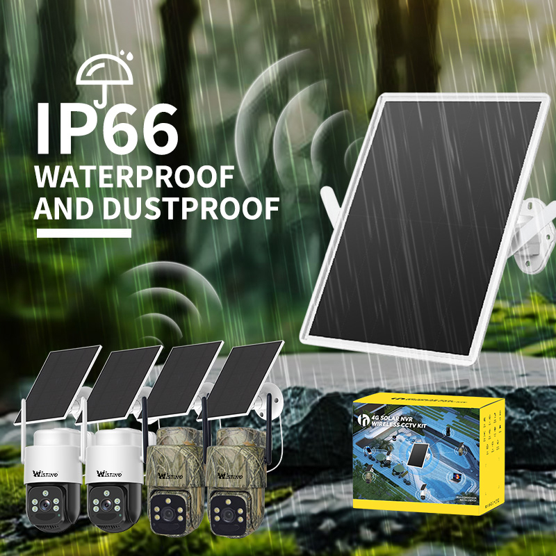 Wistino Outdoor 4MP Wireless S - Security Camera System Solar 4G recensione e prezzo