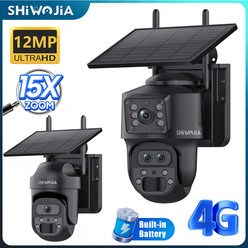 SHIWOJIA 15X ZOOM Telecamera s - Security Camera System Solar 4G recensione e prezzo