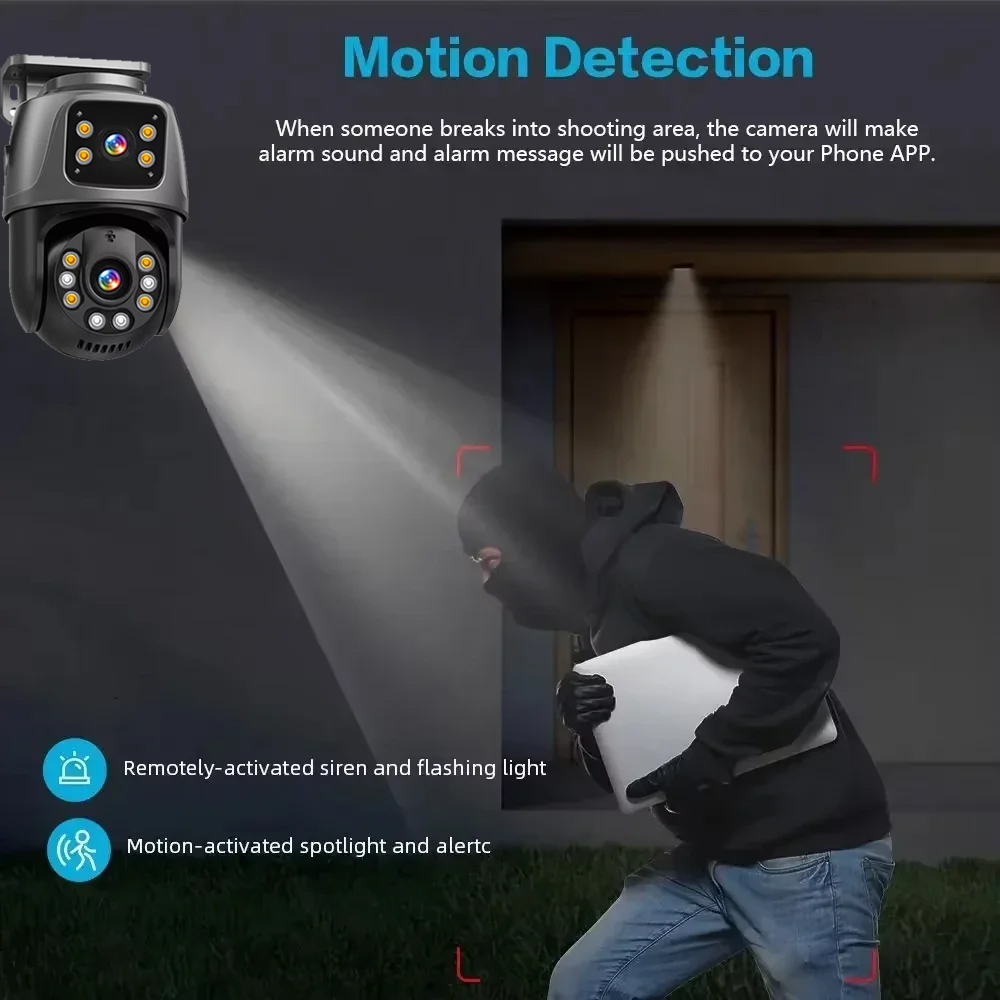 Telecamera di sorveglianza di  - Ip Camera 4K 8Mp Outdoor Ptz recensione e prezzo