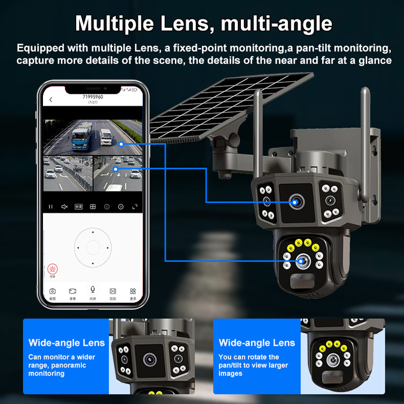 Telecamera di Sicurezza Estern - Security Camera System Solar 4G recensione e prezzo