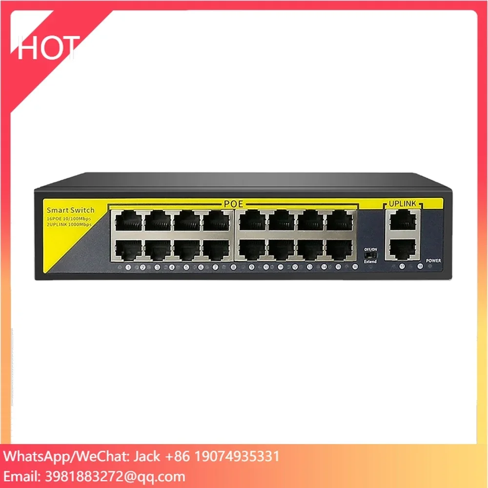 Switch Gigabit a 18 Porte IEEE - Nvr Poe Switch 16 Port recensione e prezzo