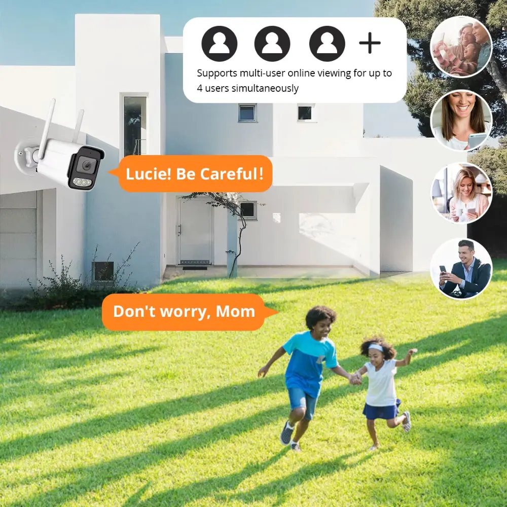 Tuya Wifi Telecamera IP Wirele - Cctv Camera System 8 Camera Wireless recensione e prezzo