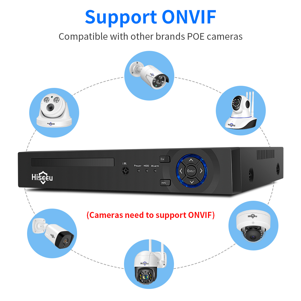 Hiseeu H.265 + 4CH 10CH 16CH P - Dahua Nvr 16 Channel recensione e prezzo