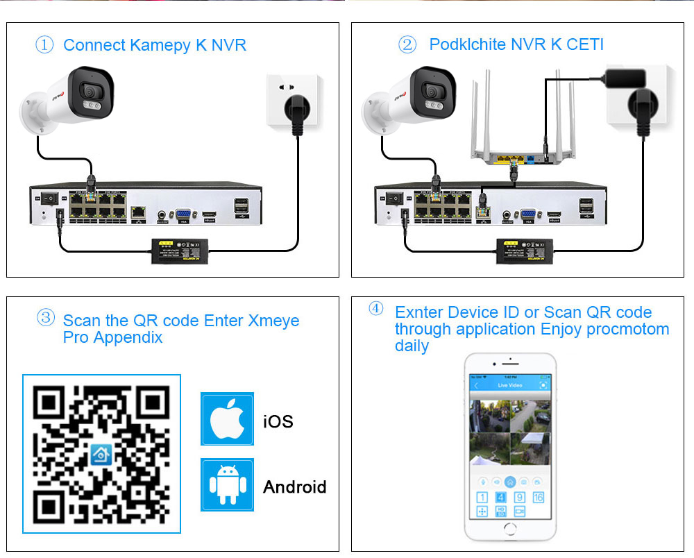Kit sistema di sicurezza telec - Cctv Nvr System 8 Channel 4K Poe recensione e prezzo