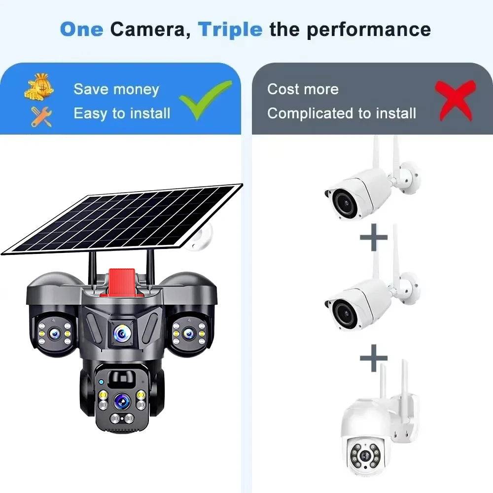 KERUI PTZ Esterno 6MP 4G SIM W - Cctv Camera System 8 Camera Wireless recensione e prezzo