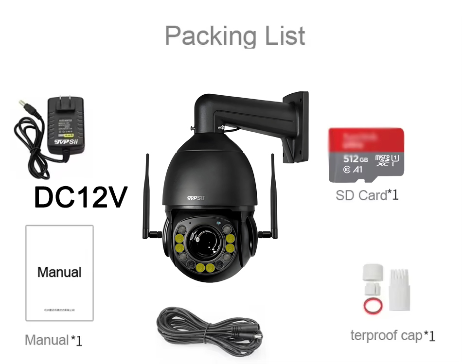 Camhi Max.512G Laser a Colori  - Ip Camera 4K 8Mp Outdoor Ptz recensione e prezzo