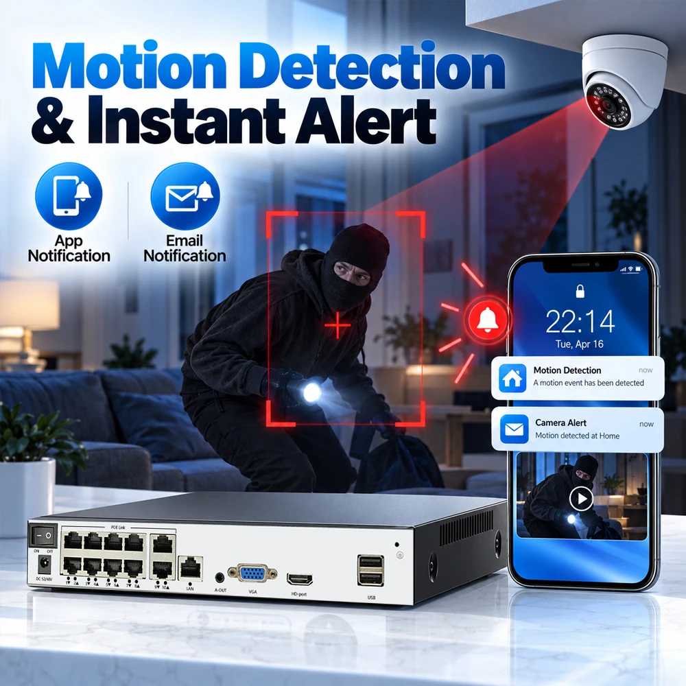 Registratore video di rete 8MP - Poe Security Camera 8Mp 4K recensione e prezzo