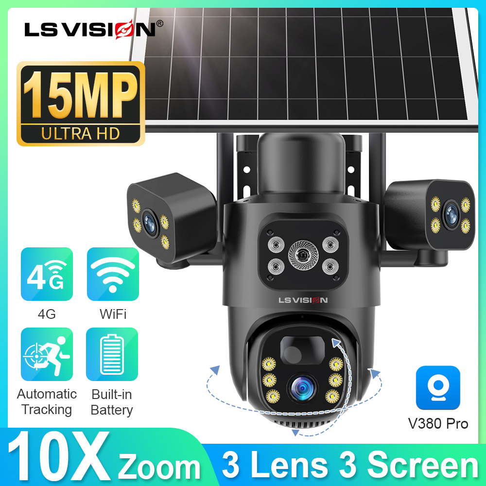 LS VISION 4G / WiFi Telecamera - Security Camera System Solar 4G recensione e prezzo