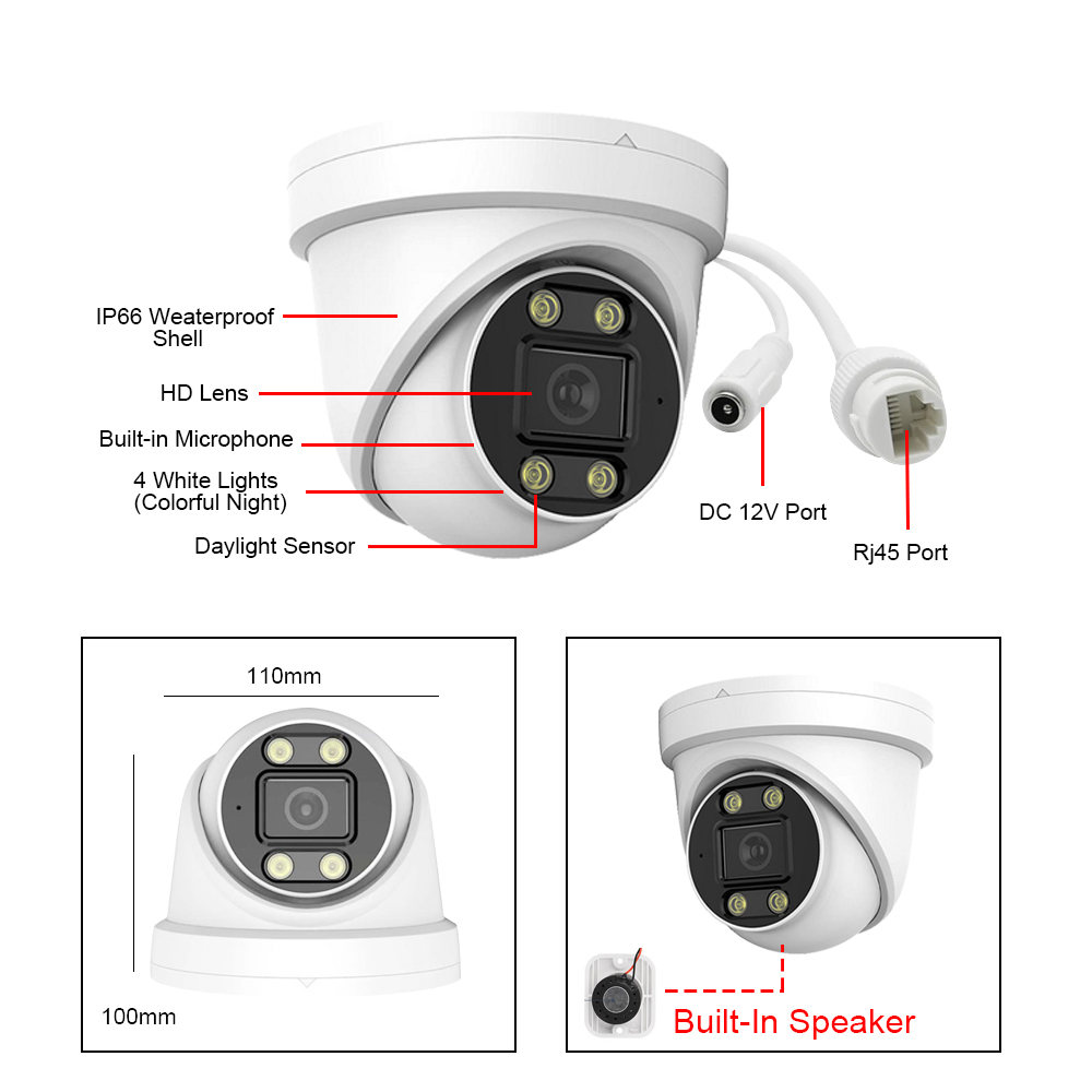 Sistema di Telecamere POE 8CH  - Poe Security Camera 8Mp 4K recensione e prezzo